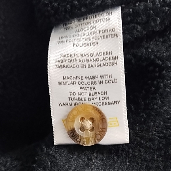 Blue Denim Barn Jacket Lined Utility Coat - Picture 11 of 15